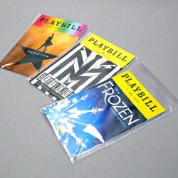 Playbill Clear Poly Sleeves